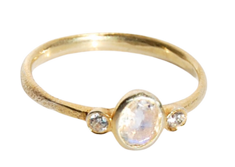 Exclusive -Luna Ring with Moonstone