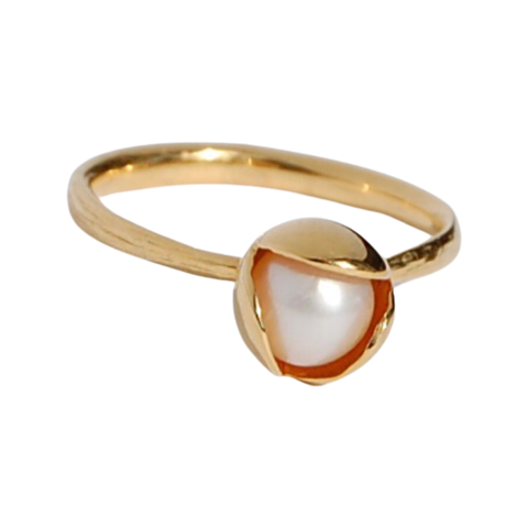 04. Bud Floret Ring Pearl