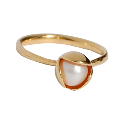 04. Bud Floret Ring Pearl