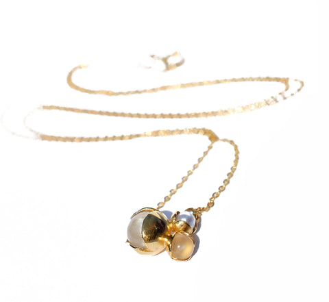 Bud Floret Triple Necklace