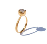 04. Bud Floret Ring Moonstone