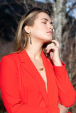 Madonna Earrings with Onyx