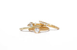 01. Luna Eternity - solid gold ring with diamonds