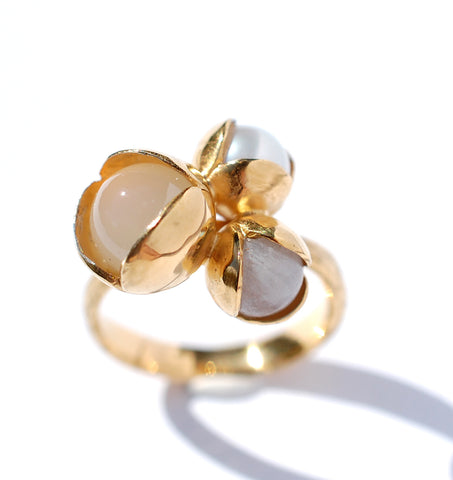 01. Triple Bud Floret Large Ring