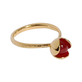 04. Bud Floret Burgundy Ring