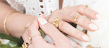 Bud Floret Ring Rosequartz