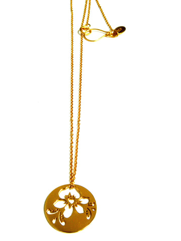 09.Flowerdisc Necklace